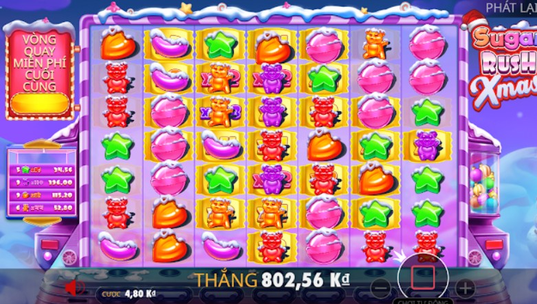Bí kíp tăng thưởng trong Sugar Rush 1000